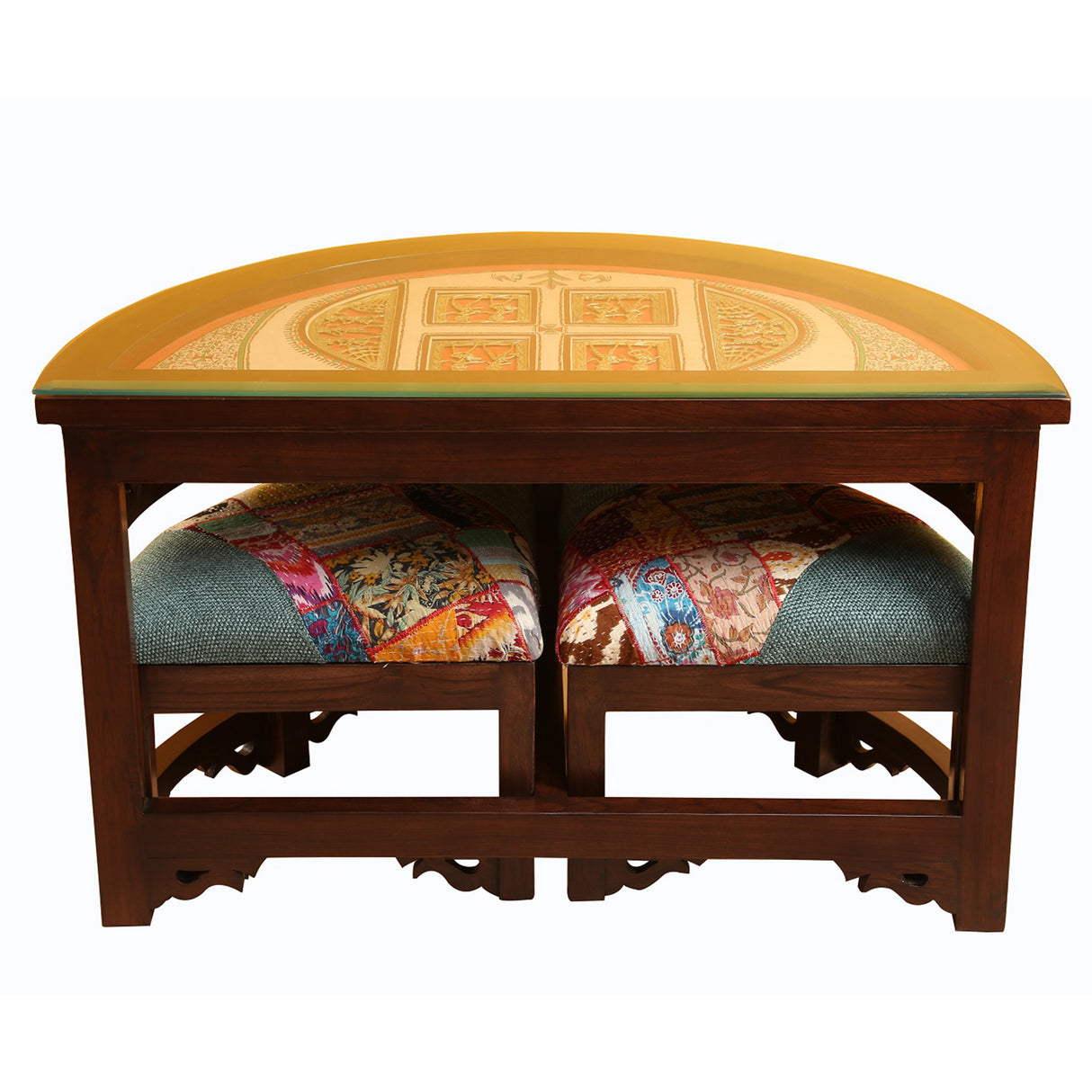 CRESENT 2 SEATER COFFEE TABLE