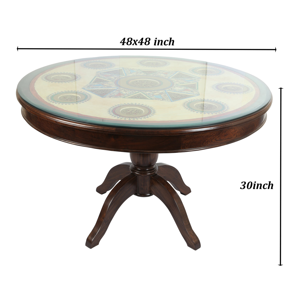 ARTEMIS 4 SEATER ROUND DINING TABLE SET