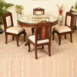 ARTEMIS 4 SEATER ROUND DINING TABLE