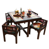 MOCHA DINING TABLE