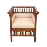 POLO-TEAK WOOD SINGLE SEAT SOFA