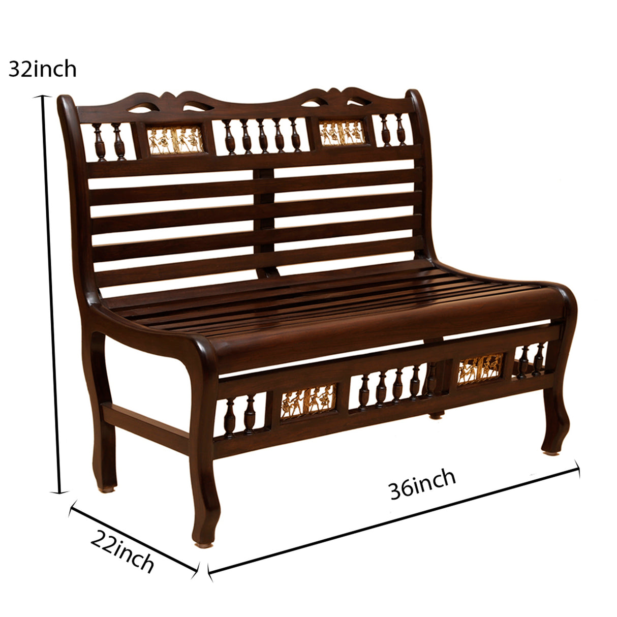 COSTA BENCH CHAIR WITH DOUBLE SEATER