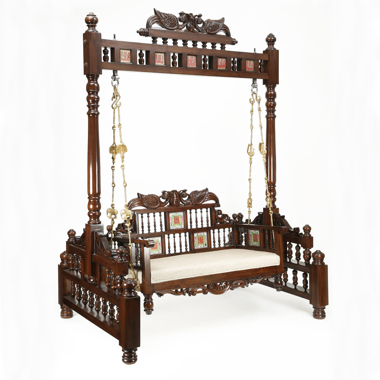 PADMINI TEAKWOOD SWING COT JHOOLA