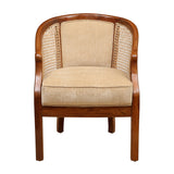 DURA BARREL SINGLE CHAIR WITH CANE WORK