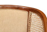 DURA BARREL SINGLE CHAIR WITH CANE WORK