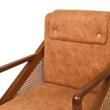 ADORA-II SINGLE SOFA WITH CANE WORK