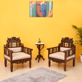 MALLIKA SINGLE SEATER TEAK WOOD SOFA