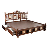 PADMAVATI KING SIZE BED COT WITH STORAGE BOX