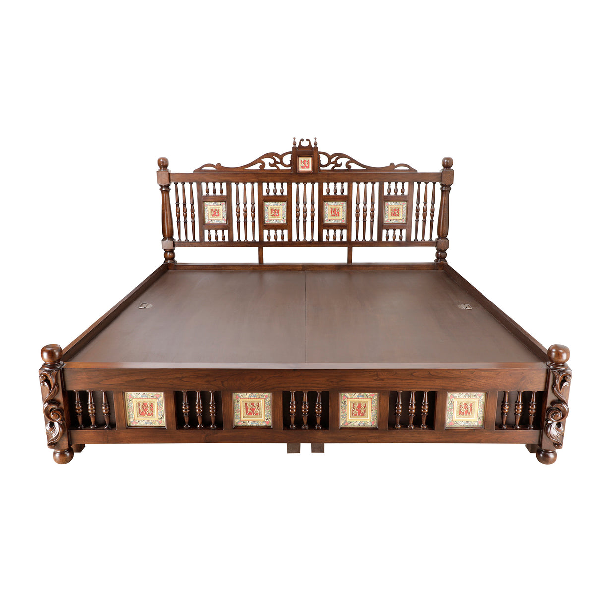 PADMAVATI KING SIZE BED COT WITH STORAGE BOX