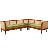 ALFONSO TEAK CORNER SOFA
