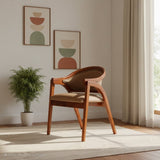 ALISHA MAHOGONY CHAIR