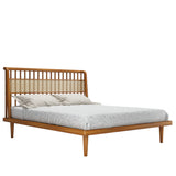 NEO RATTAN TEAK BED COT