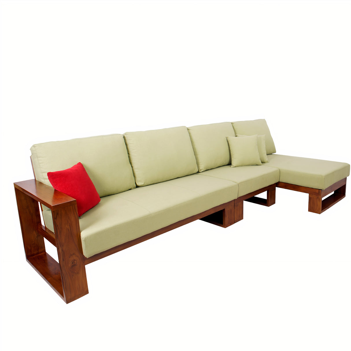 ROLEX TEAK LOUNGE SOFA - Nilambur Furniture