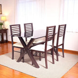 ELEX MAHOGONY DINING SET