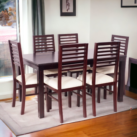 VIOLET MAHOGONY DINING SET - Nilambur Furniture