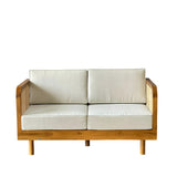 EPIC TEAK WOOD RATTAN SOFA