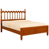 WIRE TEAK WOOD BED COT