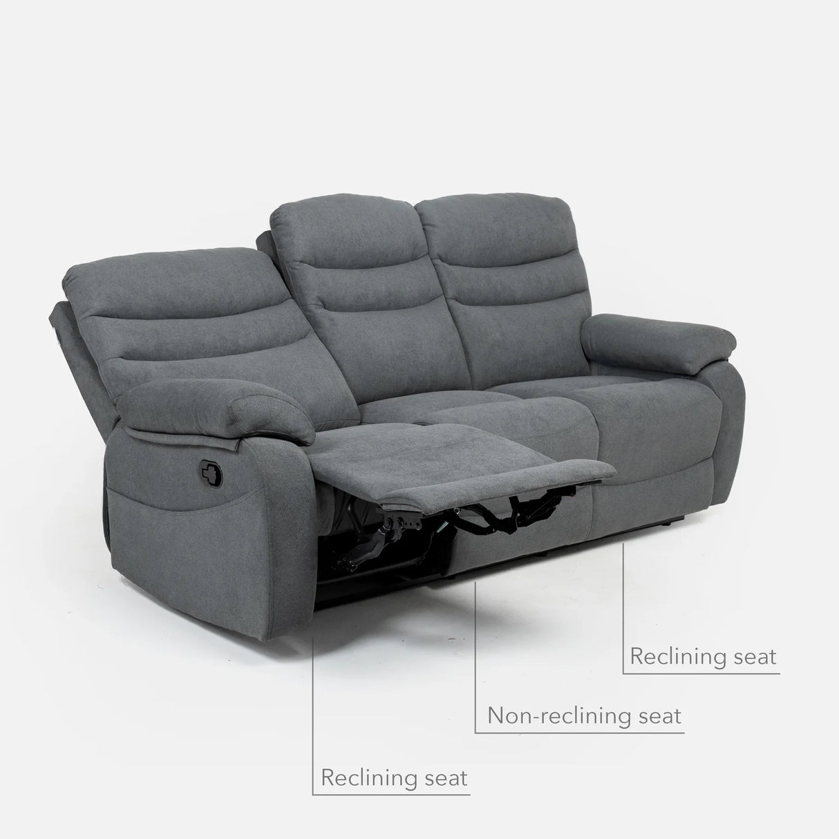 MILAN 3 SEATER RECLINER