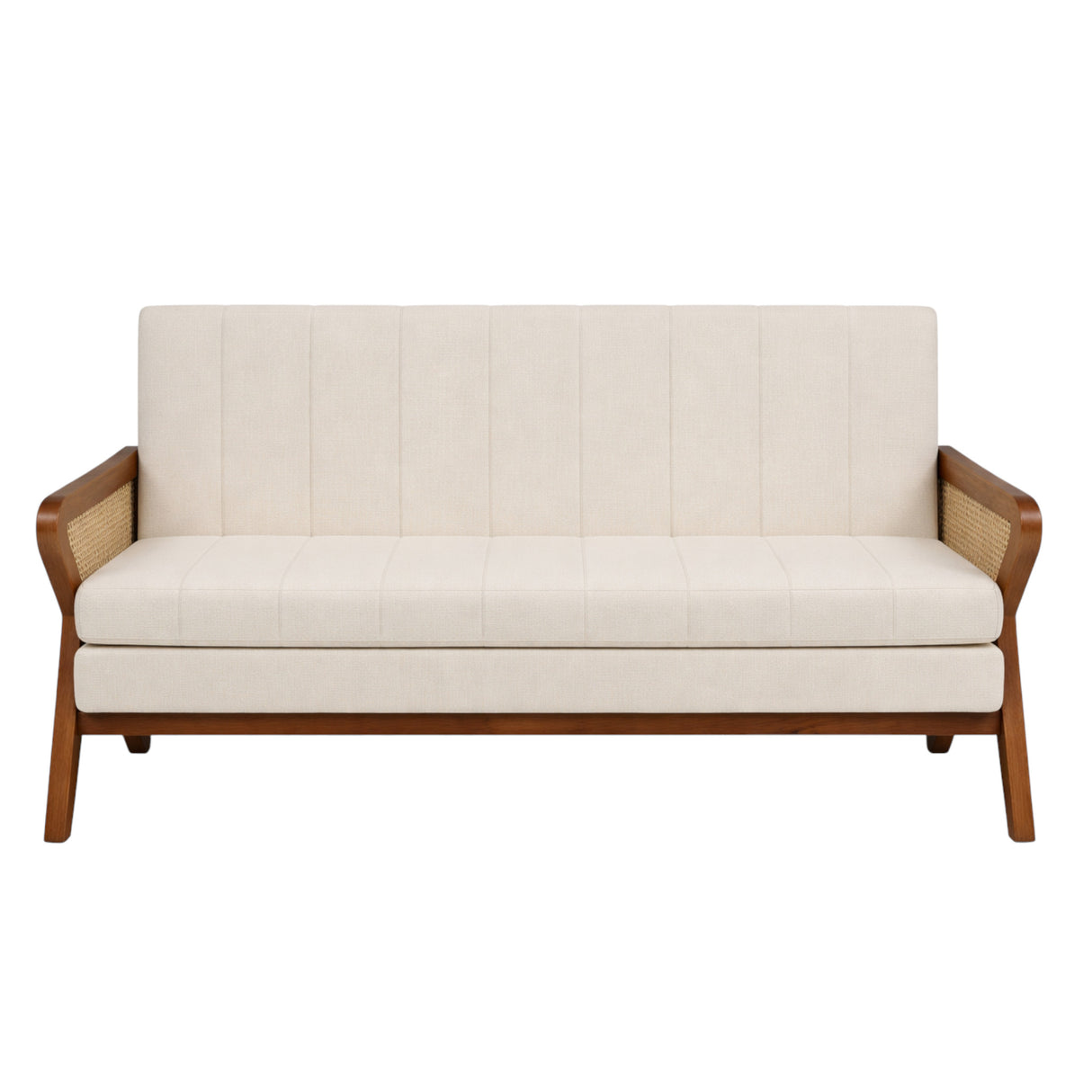 GEM TEAK WOOD RATTAN SOFA