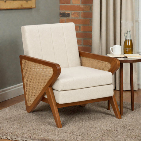 GEM TEAK WOOD RATTAN SOFA