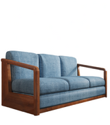 BEIDEN TEAK WOOD SOFA - Nilambur Furniture