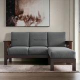 JENEL MAHOGONY LOUNGE SOFA - Nilambur Furniture