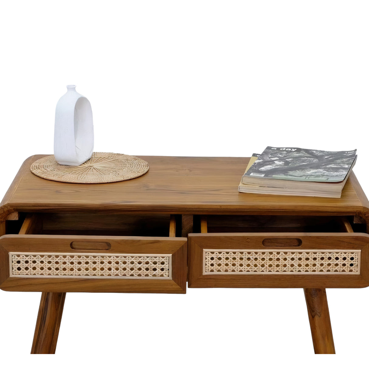 LEGO TEAK WOOD CONSOLE TABLE