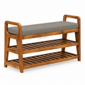 STACKON TEAK SHOE RACK