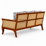 STELLA TEAK WOOD RATTAN SOFA