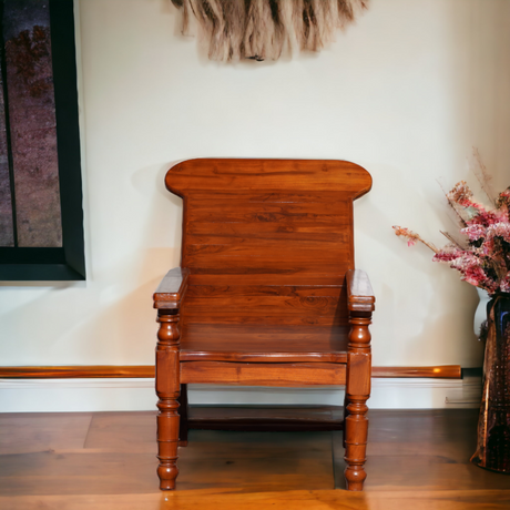 AARAM TEAK WOOD PLANTATION CHAIR - Nilambur Furniture