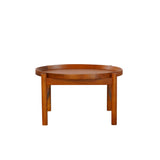 CRYSTA TEAK COFFEE TABLE