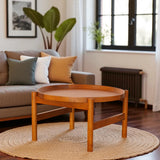 CRYSTA TEAK COFFEE TABLE