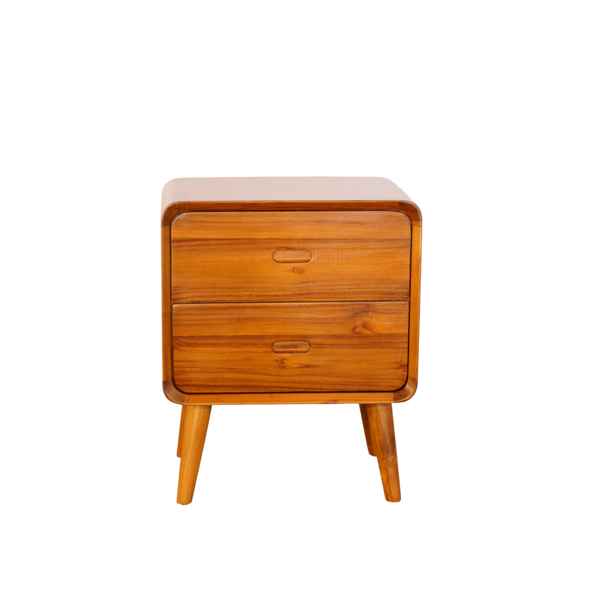 HEXA TEAK WOOD SIDE TABLE