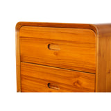 HEXA TEAK WOOD SIDE TABLE
