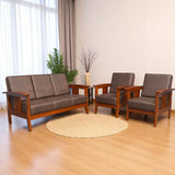 WAVE TEAK WOOD SOFA