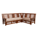 TUSKER TEAK WOOD CORNER SOFA