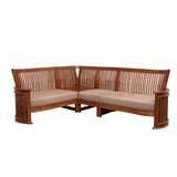 PARAGON TEAK WOOD CORNER SOFA - Nilambur Furniture