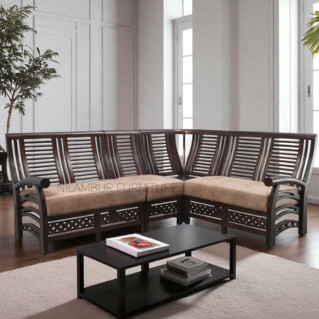 TUSKER ROSE WOOD CORNER SOFA