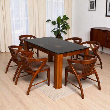DYLAN TEAK WOOD DINING SET