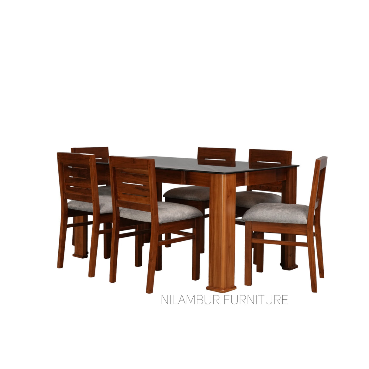 LUCA TEAK WOOD DINING SET - Nilambur Furniture