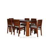 LUCA TEAK WOOD DINING SET - Nilambur Furniture