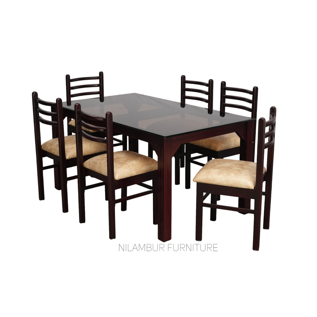 EMMA MAHOGONY DINING SET - Nilambur Furniture