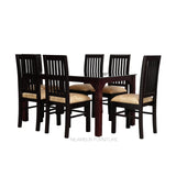 BELLA MAHOGONY DINING SET - Nilambur Furniture