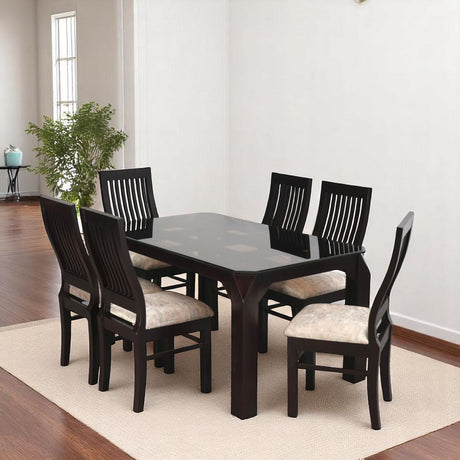 FIONA MAHOGONY DINING SET