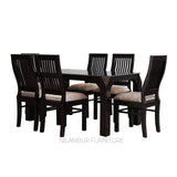 FIONA MAHOGONY DINING SET - Nilambur Furniture