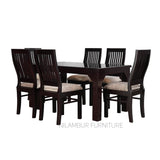 HAZEL MAHOGONY DINING SET - Nilambur Furniture