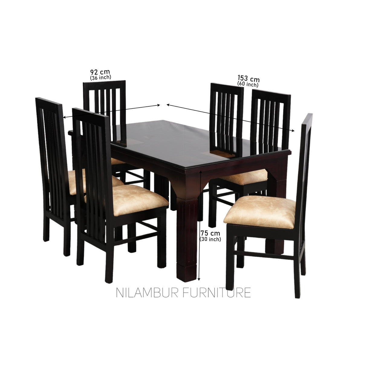 IRIS MAHOGONY DINING SET