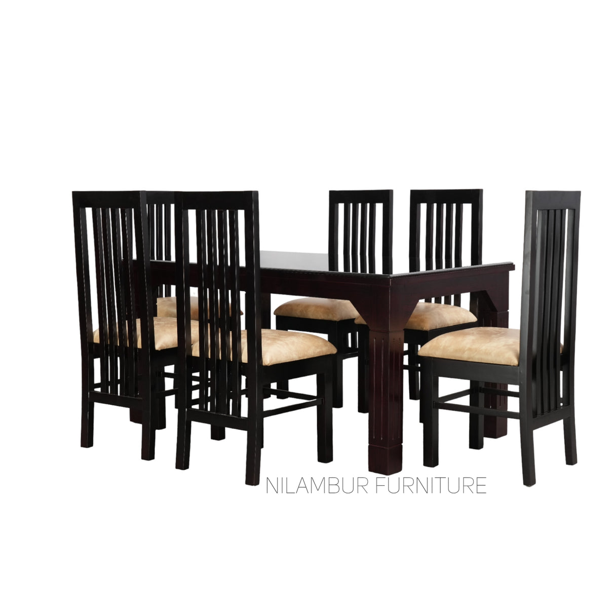 IRIS MAHOGONY DINING SET - Nilambur Furniture