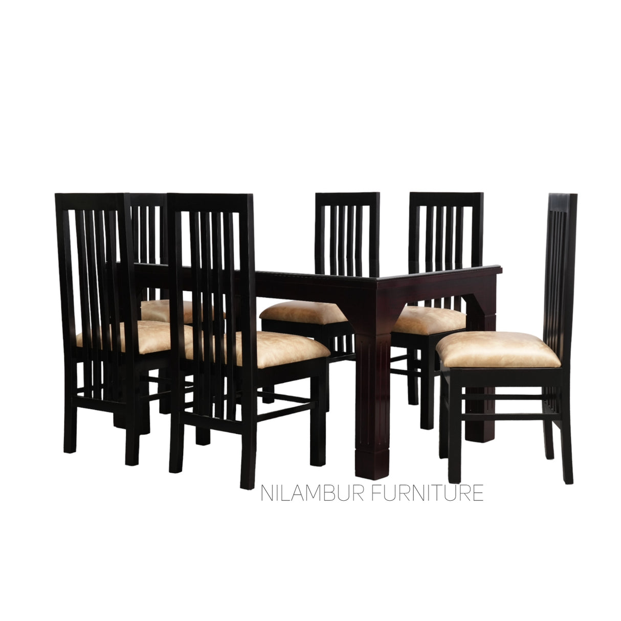 IRIS MAHOGONY DINING SET - Nilambur Furniture