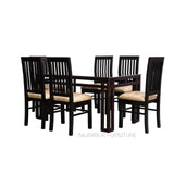 MIA MAHOGONY DINING SET - Nilambur Furniture